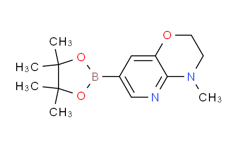 CAS No. 910037-15-9, 4-Methyl-7-(4,4,5,5-tetramethyl-1,3,2-dioxaborolan-2-yl)-3,4-dihydro-2H-pyrido[3,2-b][1,4]oxazine