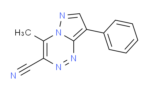 CAS No. 1306739-47-8, 4-Methyl-8-phenylpyrazolo[5,1-c][1,2,4]triazine-3-carbonitrile