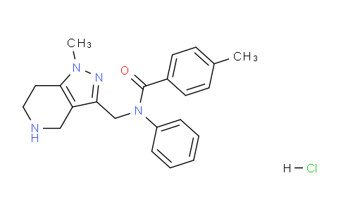 CAS No. 1354550-81-4, 4-Methyl-N-((1-methyl-4,5,6,7-tetrahydro-1H-pyrazolo[4,3-c]pyridin-3-yl)methyl)-N-phenylbenzamide hydrochloride