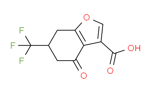 CAS No. 1420795-08-9, 4-Oxo-6-(trifluoromethyl)-4,5,6,7-tetrahydrobenzofuran-3-carboxylic acid