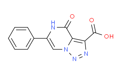 CAS No. 1443978-79-7, 4-Oxo-6-phenyl-4,5-dihydro-[1,2,3]triazolo[1,5-a]pyrazine-3-carboxylic acid