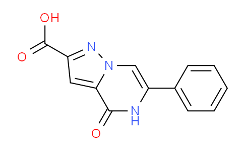 CAS No. 1443978-16-2, 4-Oxo-6-phenyl-4,5-dihydropyrazolo[1,5-a]pyrazine-2-carboxylic acid