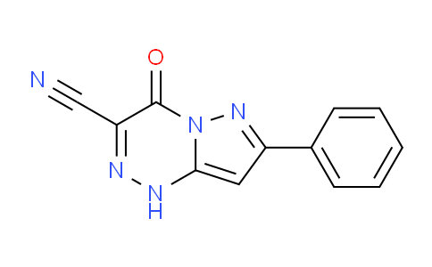 CAS No. 1708079-61-1, 4-Oxo-7-phenyl-1,4-dihydropyrazolo[5,1-c][1,2,4]triazine-3-carbonitrile
