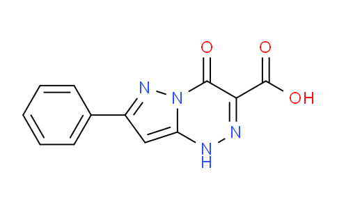 CAS No. 1421244-87-2, 4-Oxo-7-phenyl-1,4-dihydropyrazolo[5,1-c][1,2,4]triazine-3-carboxylic acid