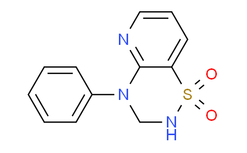 CAS No. 1707737-24-3, 4-Phenyl-3,4-dihydro-2H-pyrido[2,3-e][1,2,4]thiadiazine 1,1-dioxide