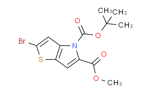 CAS No. 1807542-86-4, 4-tert-Butyl 5-methyl 2-bromo-4H-thieno[3,2-b]pyrrole-4,5-dicarboxylate