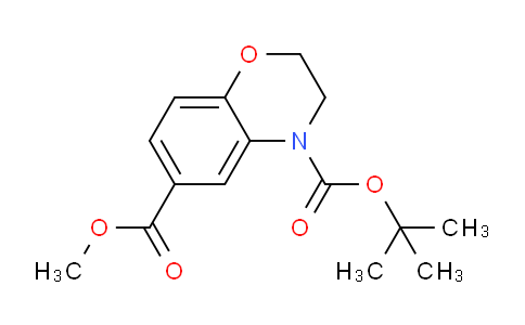 CAS No. 648449-53-0, 4-tert-Butyl 6-methyl 2H-benzo[b][1,4]oxazine-4,6(3H)-dicarboxylate