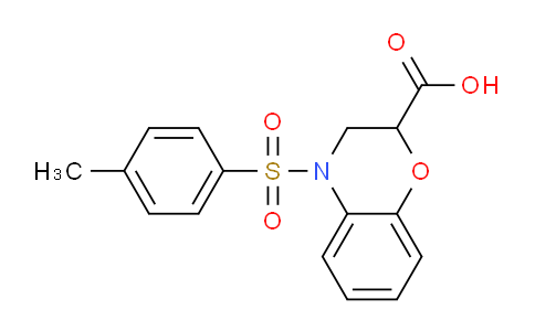 CAS No. 35017-55-1, 4-Tosyl-3,4-dihydro-2H-benzo[b][1,4]oxazine-2-carboxylic acid