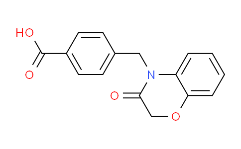 CAS No. 857492-98-9, 4-[(3-Oxo-2,3-dihydro-4H-1,4-benzoxazin-4-yl)methyl]benzoic acid
