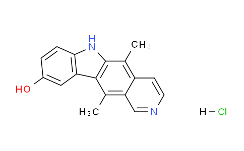 CAS No. 52238-35-4, 5,11-Dimethyl-6H-pyrido[4,3-b]carbazol-9-ol hydrochloride