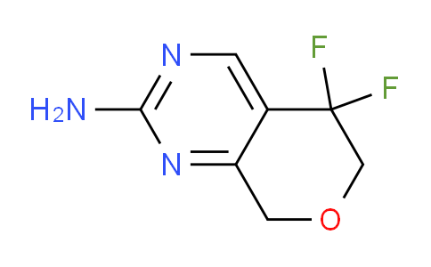 CAS No. 1391733-01-9, 5,5-Difluoro-6,8-dihydro-5H-pyrano[3,4-d]pyrimidin-2-amine