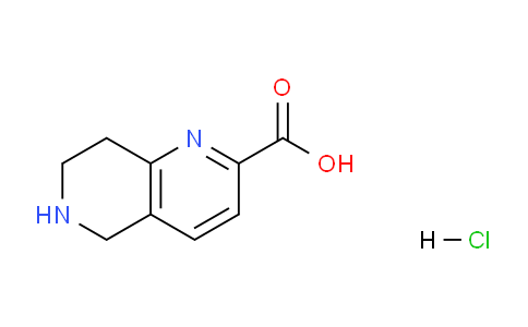 CAS No. 1057652-51-3, 5,6,7,8-Tetrahydro-1,6-naphthyridine-2-carboxylic acid hydrochloride