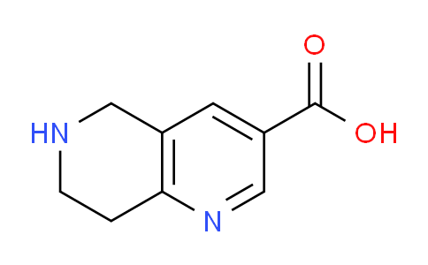 CAS No. 1260664-02-5, 5,6,7,8-Tetrahydro-1,6-naphthyridine-3-carboxylic acid