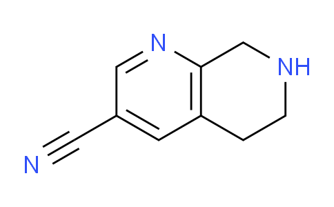 CAS No. 1256789-04-4, 5,6,7,8-Tetrahydro-1,7-naphthyridine-3-carbonitrile