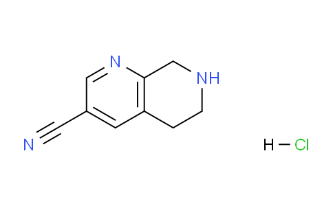 CAS No. 1956355-56-8, 5,6,7,8-Tetrahydro-1,7-naphthyridine-3-carbonitrile hydrochloride