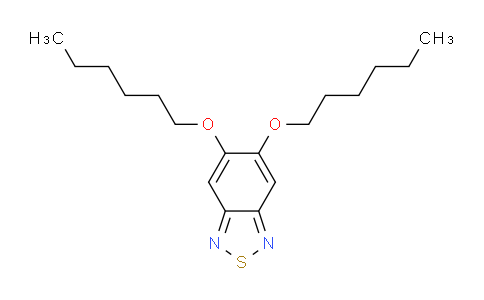 CAS No. 1190978-93-8, 5,6-Bis(hexyloxy)benzo[c][1,2,5]thiadiazole