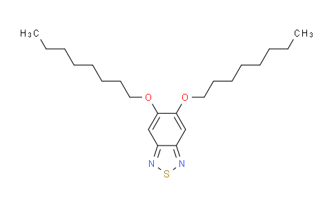 CAS No. 1254353-37-1, 5,6-Bis(octyloxy)benzo[c][1,2,5]thiadiazole