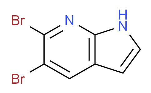 CAS No. 1190322-07-6, 5,6-Dibromo-1H-pyrrolo[2,3-b]pyridine