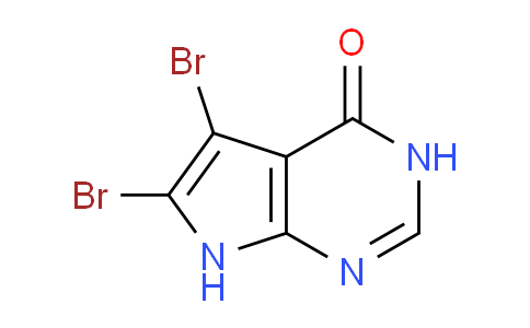 CAS No. 1820666-74-7, 5,6-Dibromo-3H-pyrrolo[2,3-d]pyrimidin-4(7H)-one