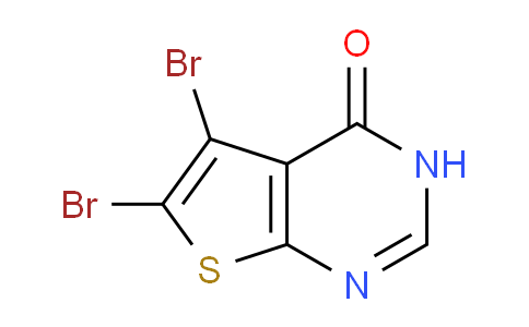 CAS No. 1239460-82-2, 5,6-Dibromothieno[2,3-d]pyrimidin-4(3H)-one