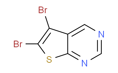 CAS No. 1841081-51-3, 5,6-Dibromothieno[2,3-d]pyrimidine
