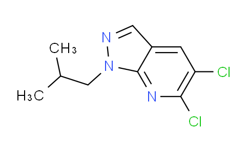 CAS No. 1707372-40-4, 5,6-Dichloro-1-isobutyl-1H-pyrazolo[3,4-b]pyridine