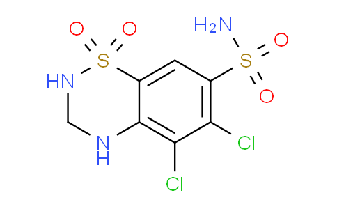 CAS No. 5233-42-1, 5,6-Dichloro-3,4-dihydro-2H-benzo[e][1,2,4]thiadiazine-7-sulfonamide 1,1-dioxide
