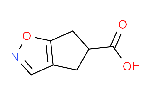 CAS No. 1782777-41-6, 5,6-Dihydro-4H-cyclopenta[d]isoxazole-5-carboxylic acid