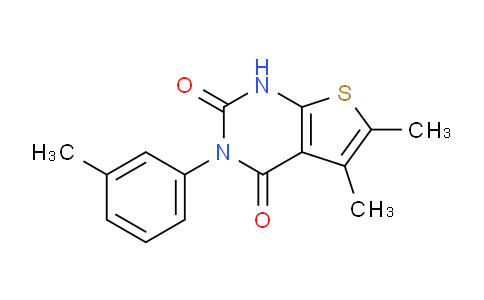 CAS No. 1019008-75-3, 5,6-Dimethyl-3-(m-tolyl)thieno[2,3-d]pyrimidine-2,4(1H,3H)-dione