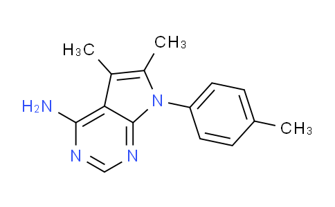 CAS No. 72578-43-9, 5,6-Dimethyl-7-(p-tolyl)-7H-pyrrolo[2,3-d]pyrimidin-4-amine