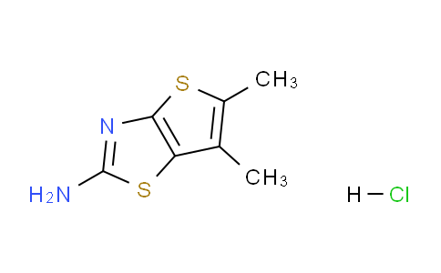 CAS No. 1185303-27-8, 5,6-Dimethylthieno[2,3-d]thiazol-2-amine hydrochloride