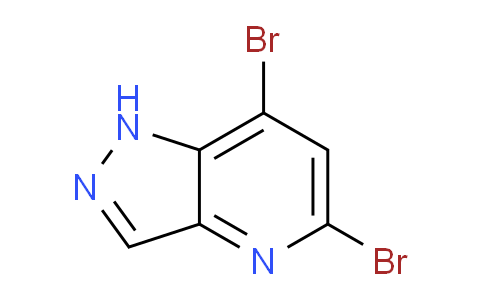 CAS No. 1956379-02-4, 5,7-Dibromo-1H-pyrazolo[4,3-b]pyridine