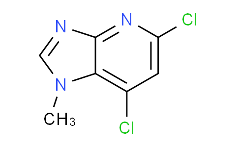 CAS No. 1823930-41-1, 5,7-Dichloro-1-methyl-1H-imidazo[4,5-b]pyridine