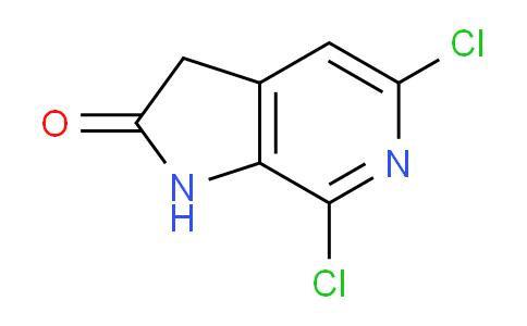 CAS No. 1279822-18-2, 5,7-Dichloro-1H-pyrrolo[2,3-c]pyridin-2(3H)-one