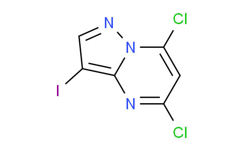 CAS No. 754211-05-7, 5,7-Dichloro-3-iodopyrazolo[1,5-a]pyrimidine