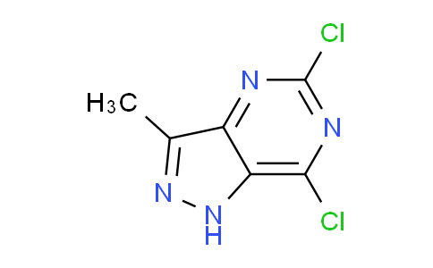 CAS No. 885472-90-2, 5,7-Dichloro-3-methyl-1H-pyrazolo[4,3-d]pyrimidine