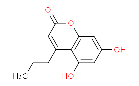CAS No. 66346-59-6, 5,7-Dihydroxy-4-propyl-2H-chromen-2-one
