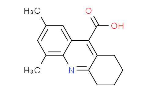 CAS No. 462066-98-4, 5,7-Dimethyl-1,2,3,4-tetrahydroacridine-9-carboxylic acid