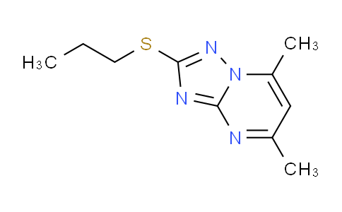 CAS No. 51646-18-5, 5,7-Dimethyl-2-(propylthio)-[1,2,4]triazolo[1,5-a]pyrimidine