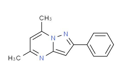 CAS No. 87119-67-3, 5,7-Dimethyl-2-phenylpyrazolo[1,5-a]pyrimidine