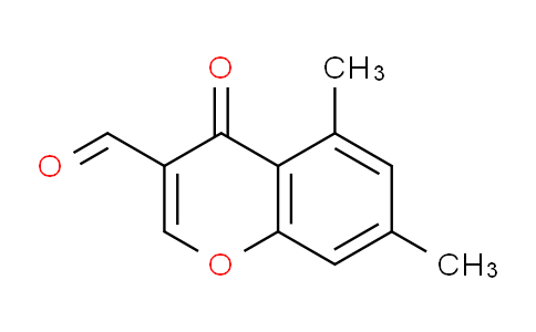 CAS No. 62484-76-8, 5,7-Dimethyl-4-oxo-4H-chromene-3-carbaldehyde