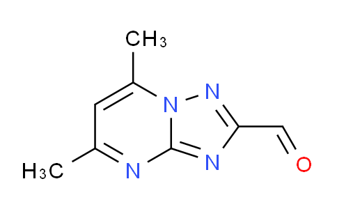 CAS No. 55293-96-4, 5,7-Dimethyl-[1,2,4]triazolo[1,5-a]pyrimidine-2-carbaldehyde