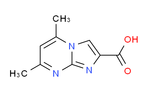 CAS No. 111984-01-1, 5,7-Dimethylimidazo[1,2-a]pyrimidine-2-carboxylic acid
