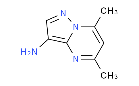 CAS No. 43024-31-3, 5,7-Dimethylpyrazolo[1,5-a]pyrimidin-3-amine