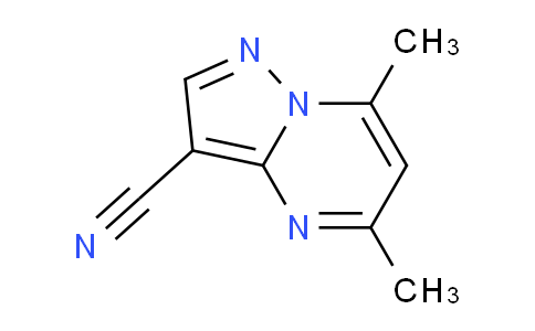 CAS No. 43024-16-4, 5,7-Dimethylpyrazolo[1,5-a]pyrimidine-3-carbonitrile