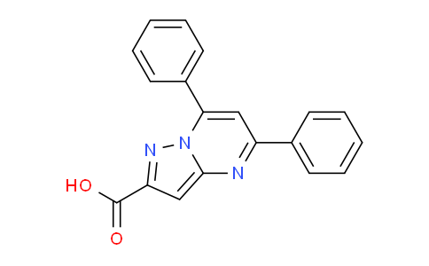 CAS No. 299406-03-4, 5,7-Diphenylpyrazolo[1,5-a]pyrimidine-2-carboxylic acid