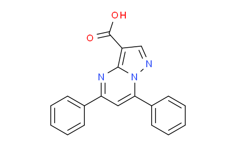 CAS No. 352208-55-0, 5,7-Diphenylpyrazolo[1,5-a]pyrimidine-3-carboxylic acid