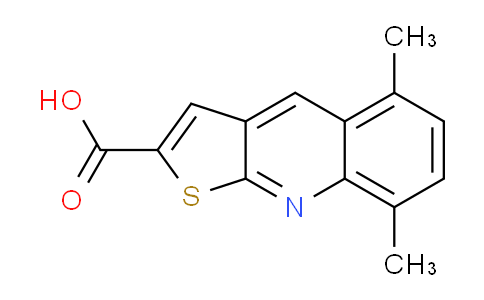 CAS No. 333312-09-7, 5,8-Dimethylthieno[2,3-b]quinoline-2-carboxylic acid