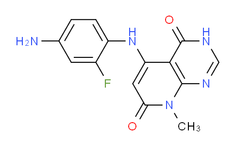 CAS No. 1035556-26-3, 5-((4-Amino-2-fluorophenyl)amino)-8-methylpyrido[2,3-d]pyrimidine-4,7(3H,8H)-dione