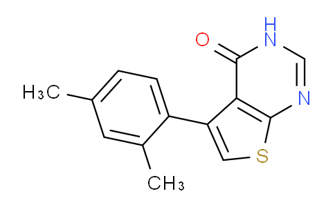 CAS No. 17537-74-5, 5-(2,4-Dimethylphenyl)thieno[2,3-d]pyrimidin-4(3H)-one